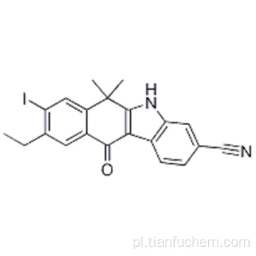 9-etylo-8-jodo-6,6-diMetylo-11-okso-6,11-dihydro-5H-benzo [b] karbazolo-3-karbonitryl CAS 1256584-80-1